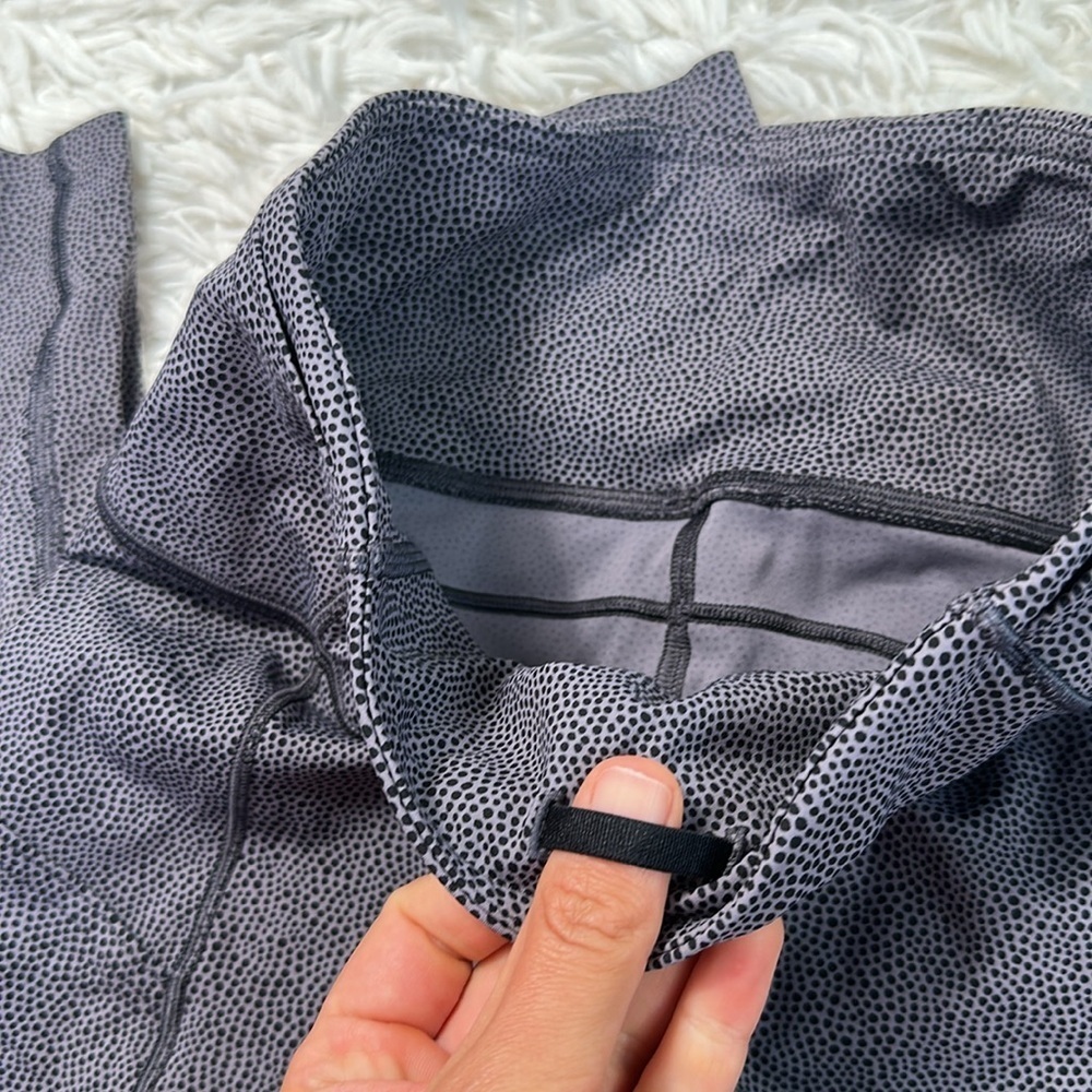 Lululemon Fast & Free 7/8 Tight II *Nulux 25" Disperse Dusky Lavender Black - Picture 3 of 6